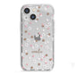 Cherry Blossom with Name iPhone 13 Mini TPU Impact Case with White Edges