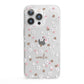 Cherry Blossom with Name iPhone 13 Pro Clear Bumper Case