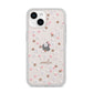 Cherry Blossom with Name iPhone 14 Clear Tough Case Starlight