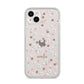 Cherry Blossom with Name iPhone 14 Plus Clear Tough Case Starlight