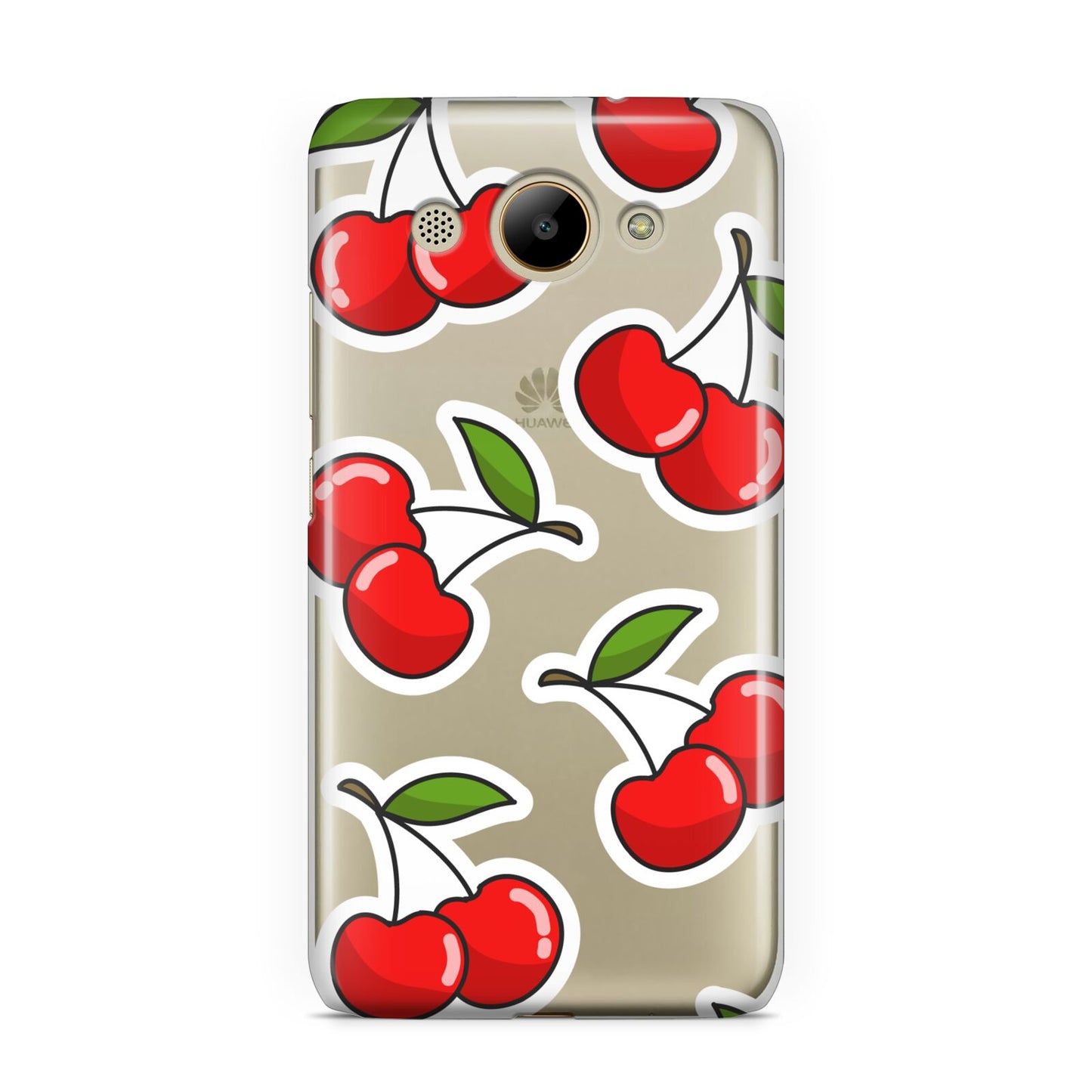 Cherry Pattern Huawei Y3 2017