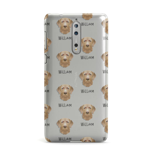 Chesapeake Bay Retriever Icon with Name Nokia Case