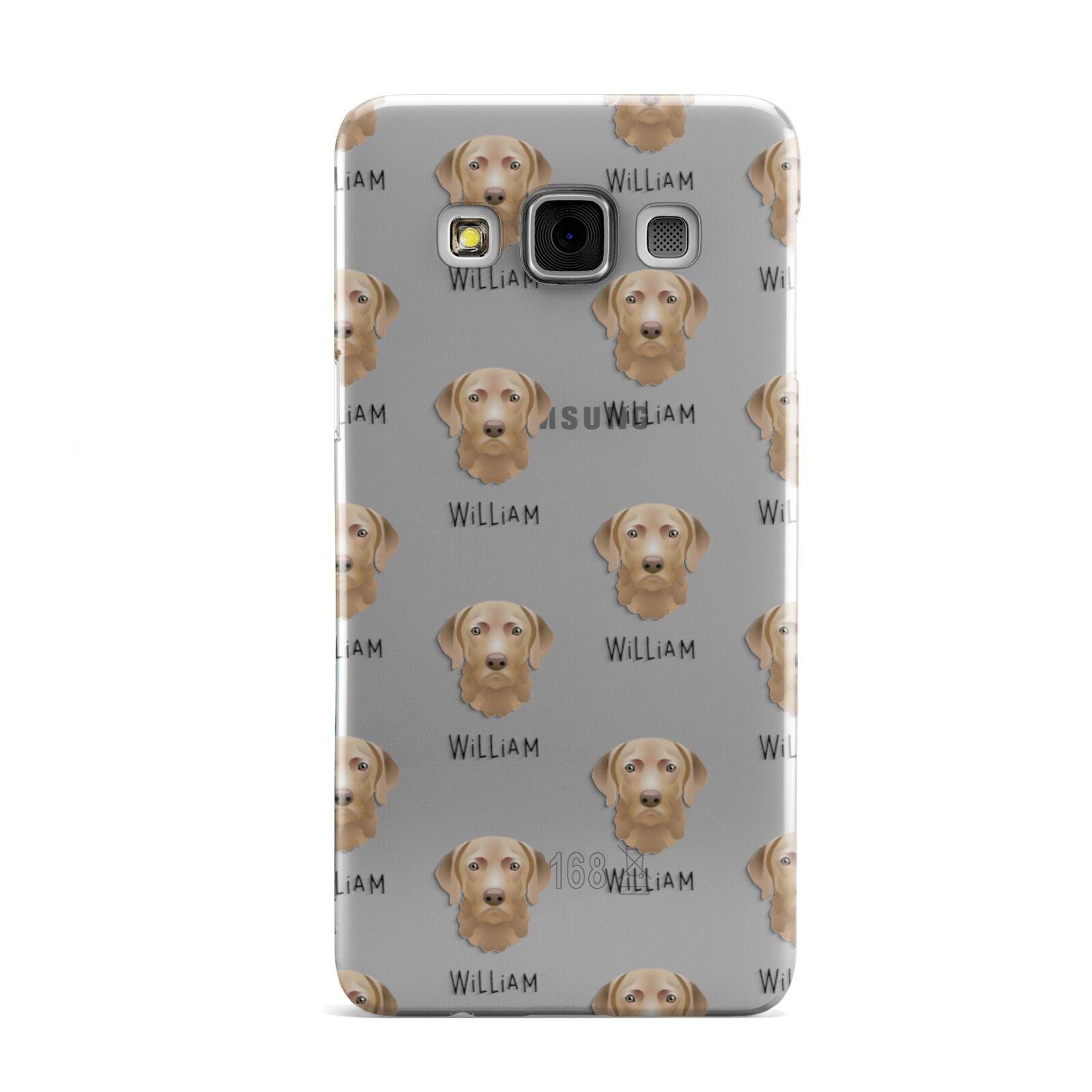 Chesapeake Bay Retriever Icon with Name Samsung Galaxy A3 Case