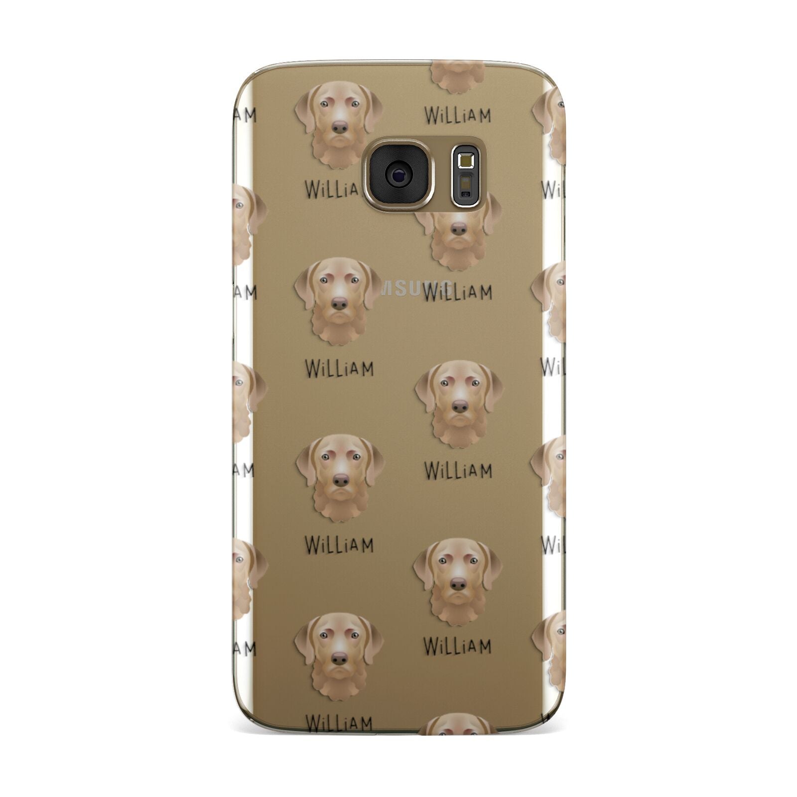 Chesapeake Bay Retriever Icon with Name Samsung Galaxy Case