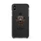 Chesapeake Bay Retriever Personalised Apple iPhone Xs Max Impact Case Black Edge on Black Phone