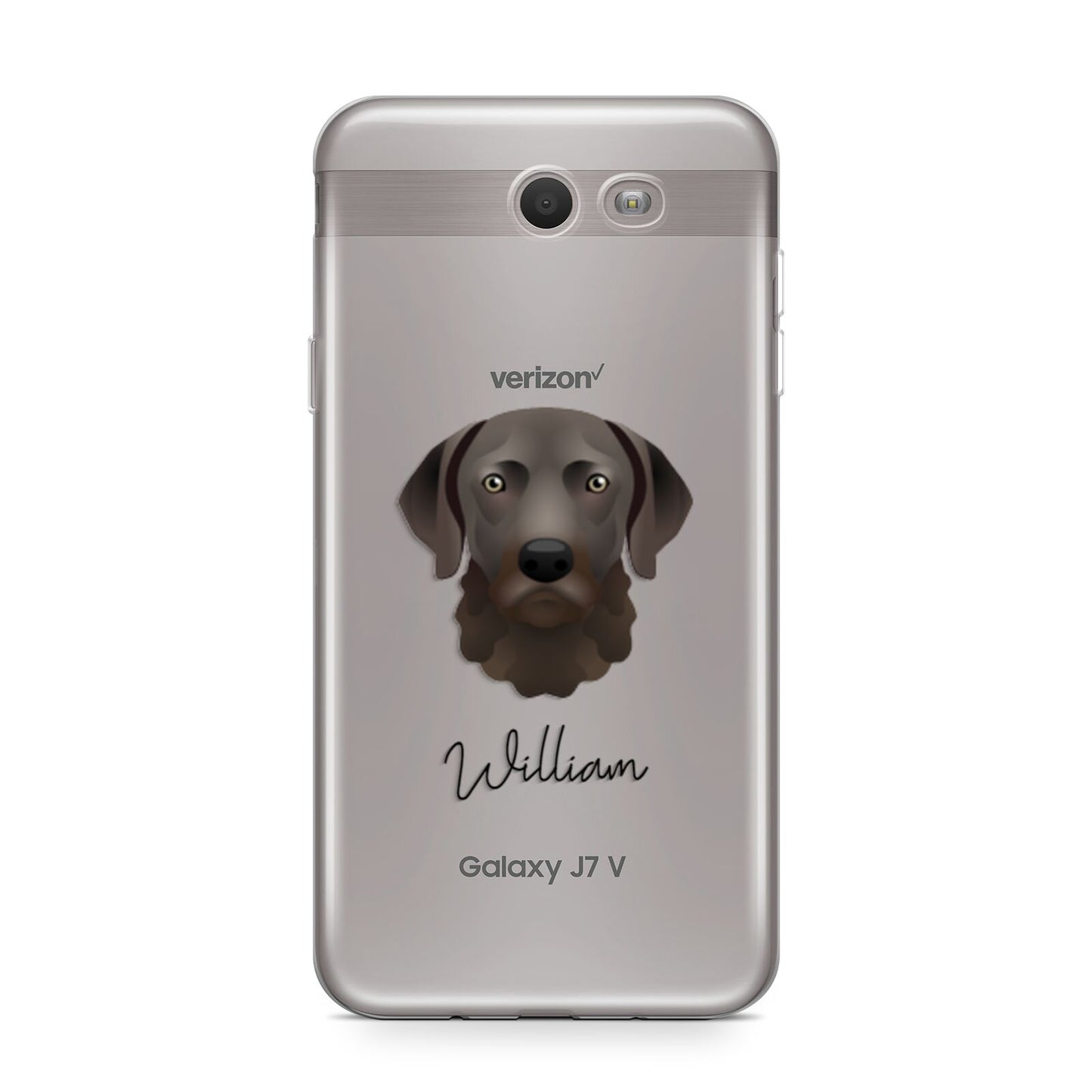 Chesapeake Bay Retriever Personalised Samsung Galaxy J7 2017 Case