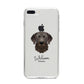 Chesapeake Bay Retriever Personalised iPhone 8 Plus Bumper Case on Silver iPhone