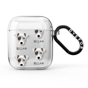 Chi Staffy Bull Icon with Name AirPods Case