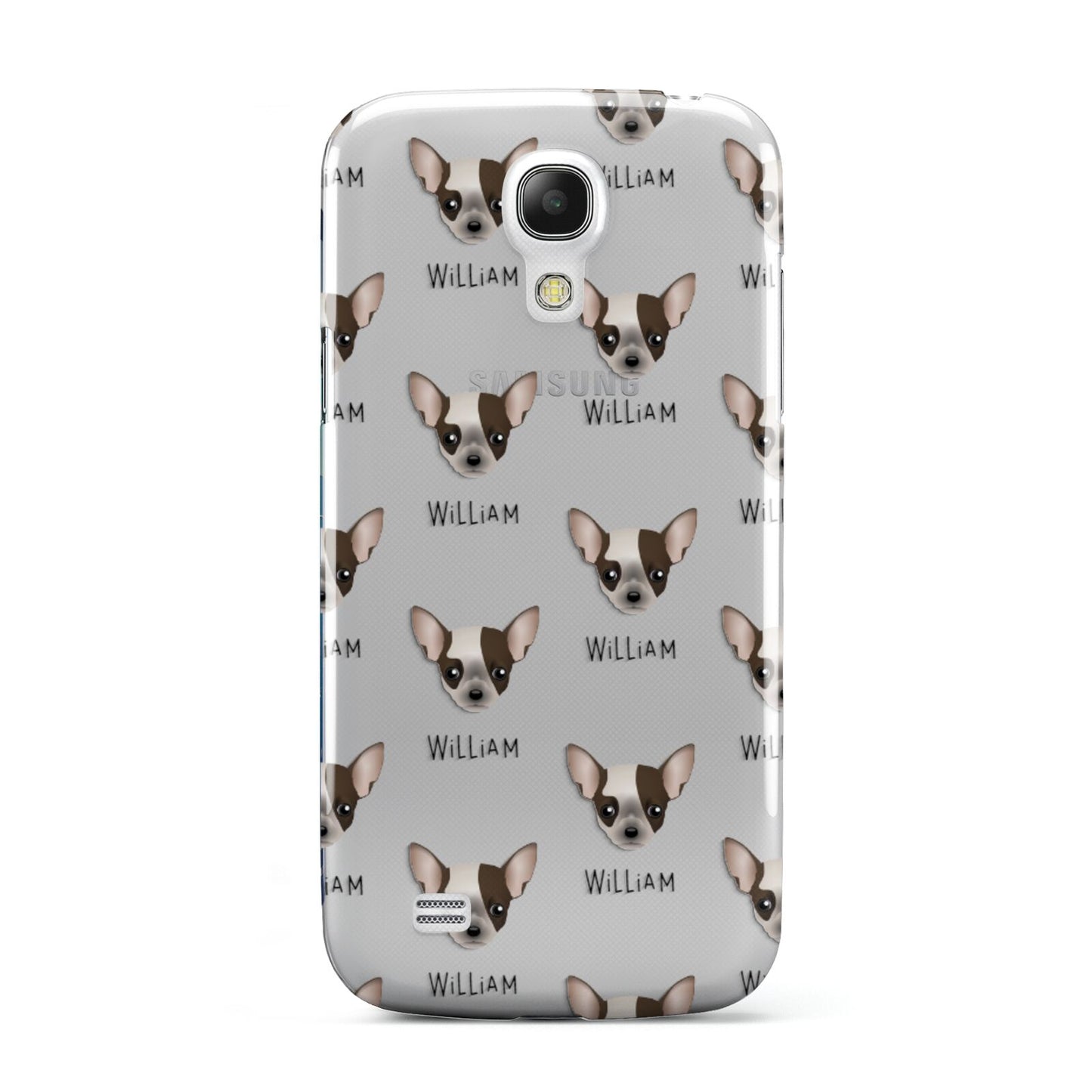 Chihuahua Icon with Name Samsung Galaxy S4 Mini Case