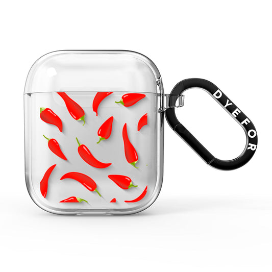 Chilli Pepper AirPods Clear Case