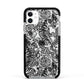 Chinese Tiger Apple iPhone 11 in White with Black Impact Case