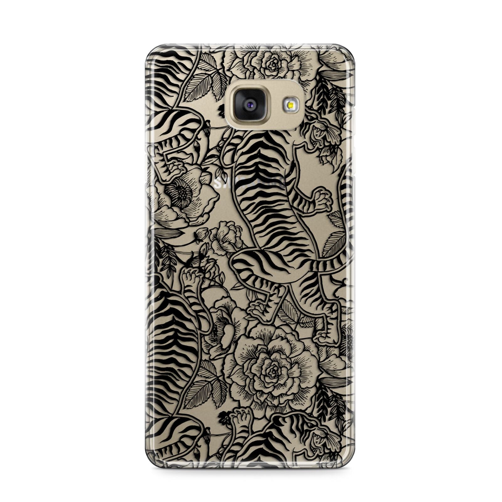 Chinese Tiger Samsung Galaxy A9 2016 Case on gold phone