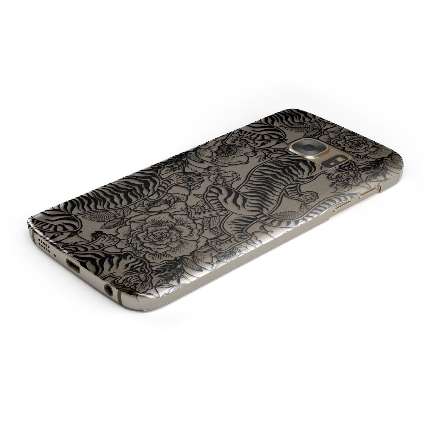 Chinese Tiger Samsung Galaxy Case Bottom Cutout