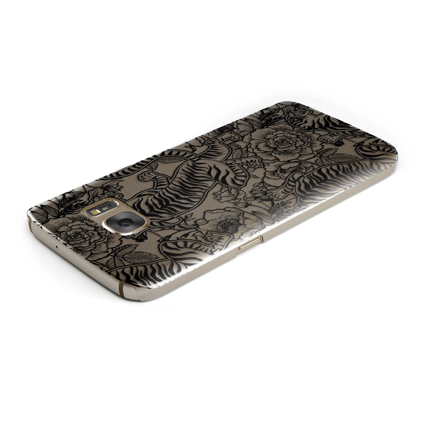 Chinese Tiger Samsung Galaxy Case Top Cutout