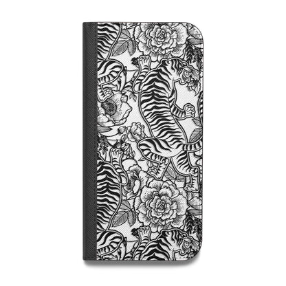 Chinese Tiger Vegan Leather Flip iPhone Case