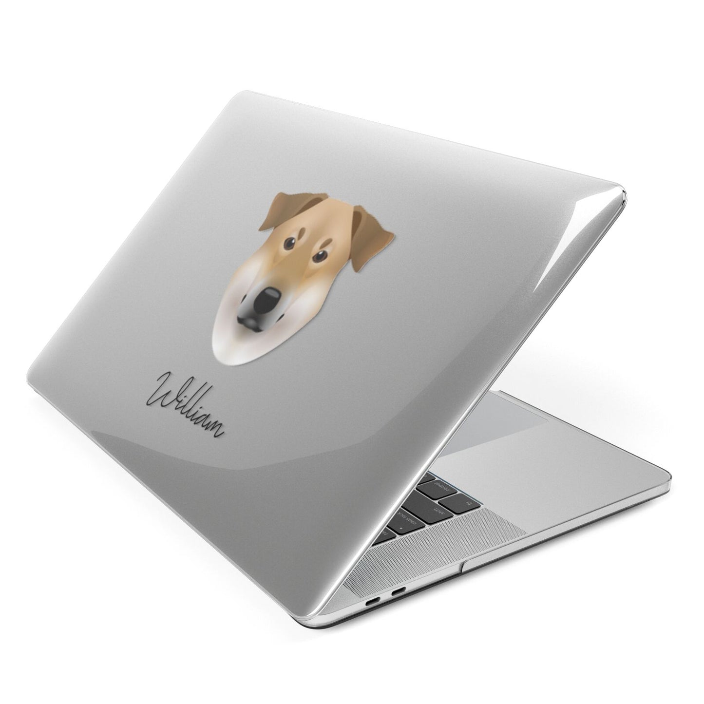 Chinook Personalised Apple MacBook Case Side View