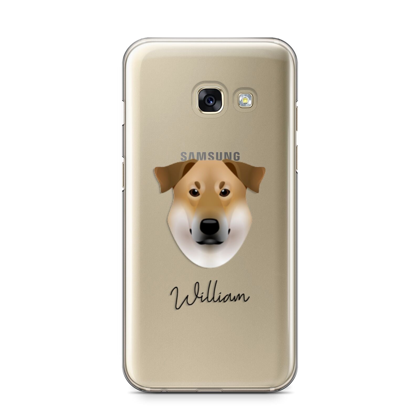 Chinook Personalised Samsung Galaxy A3 2017 Case on gold phone
