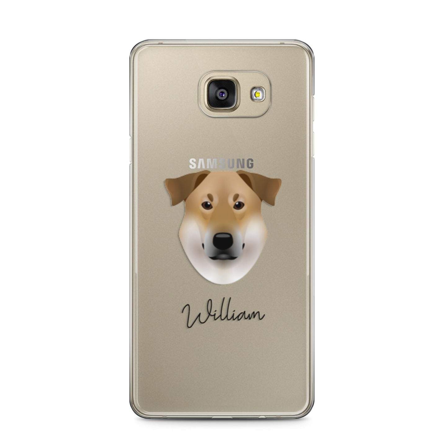 Chinook Personalised Samsung Galaxy A5 2016 Case on gold phone