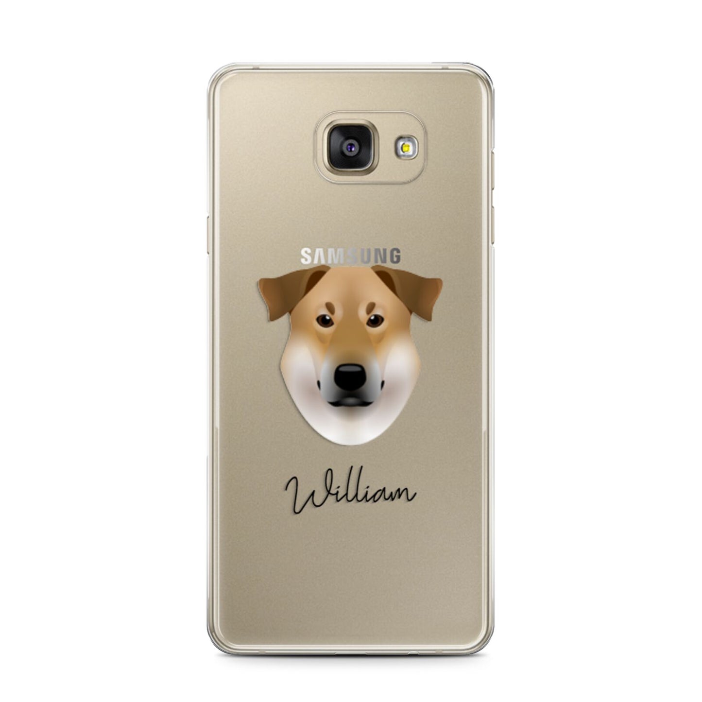 Chinook Personalised Samsung Galaxy A7 2016 Case on gold phone