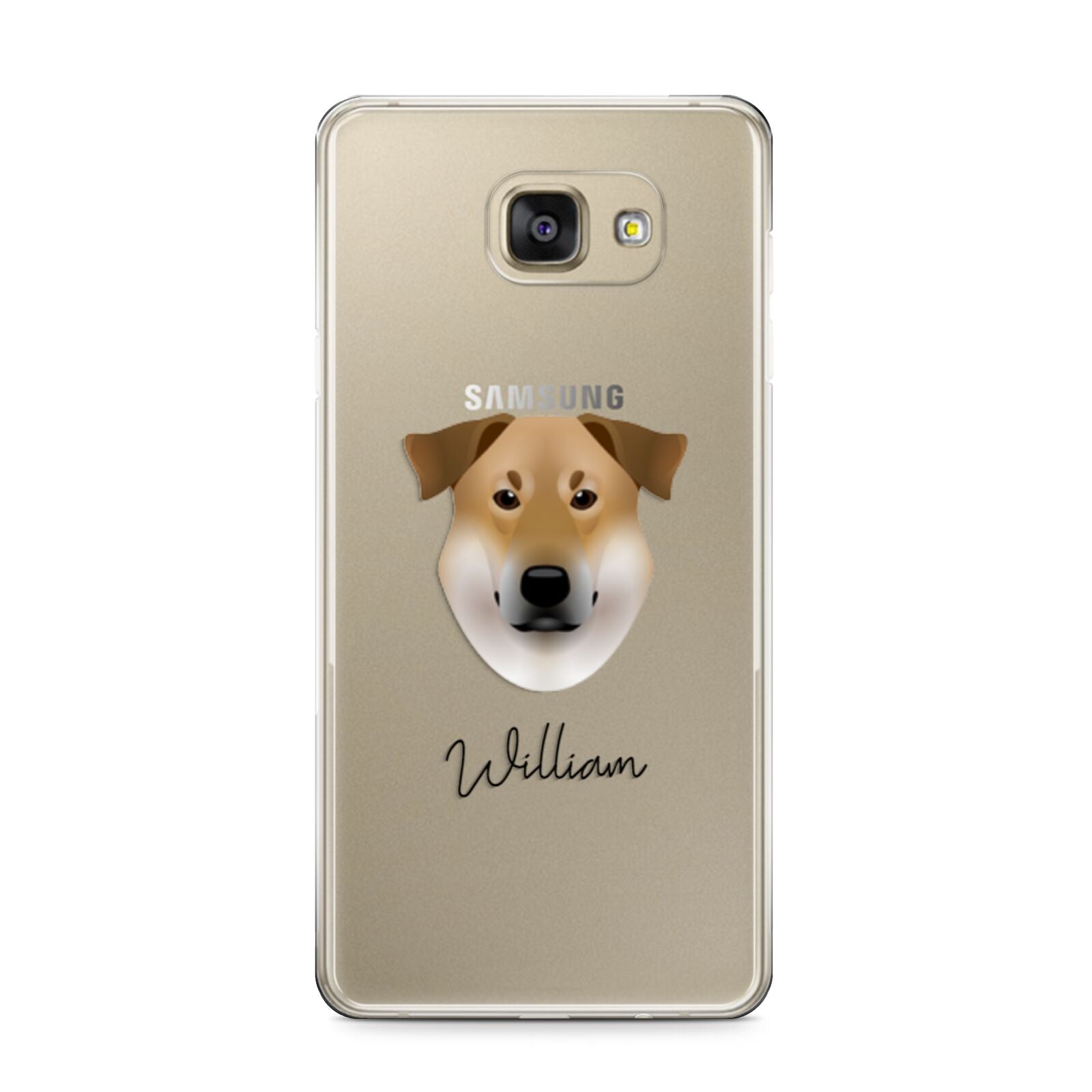 Chinook Personalised Samsung Galaxy A9 2016 Case on gold phone