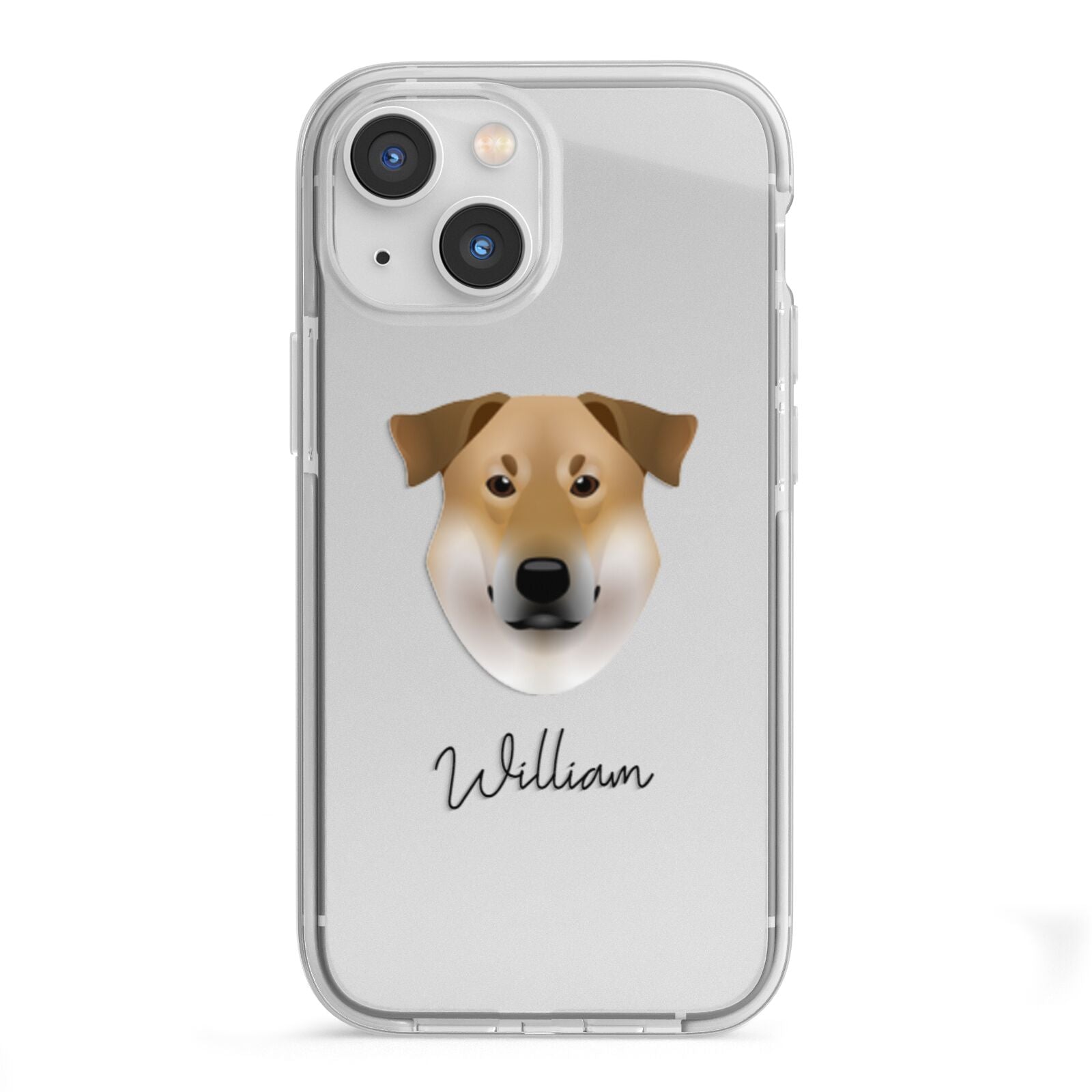 Chinook Personalised iPhone 13 Mini TPU Impact Case with White Edges