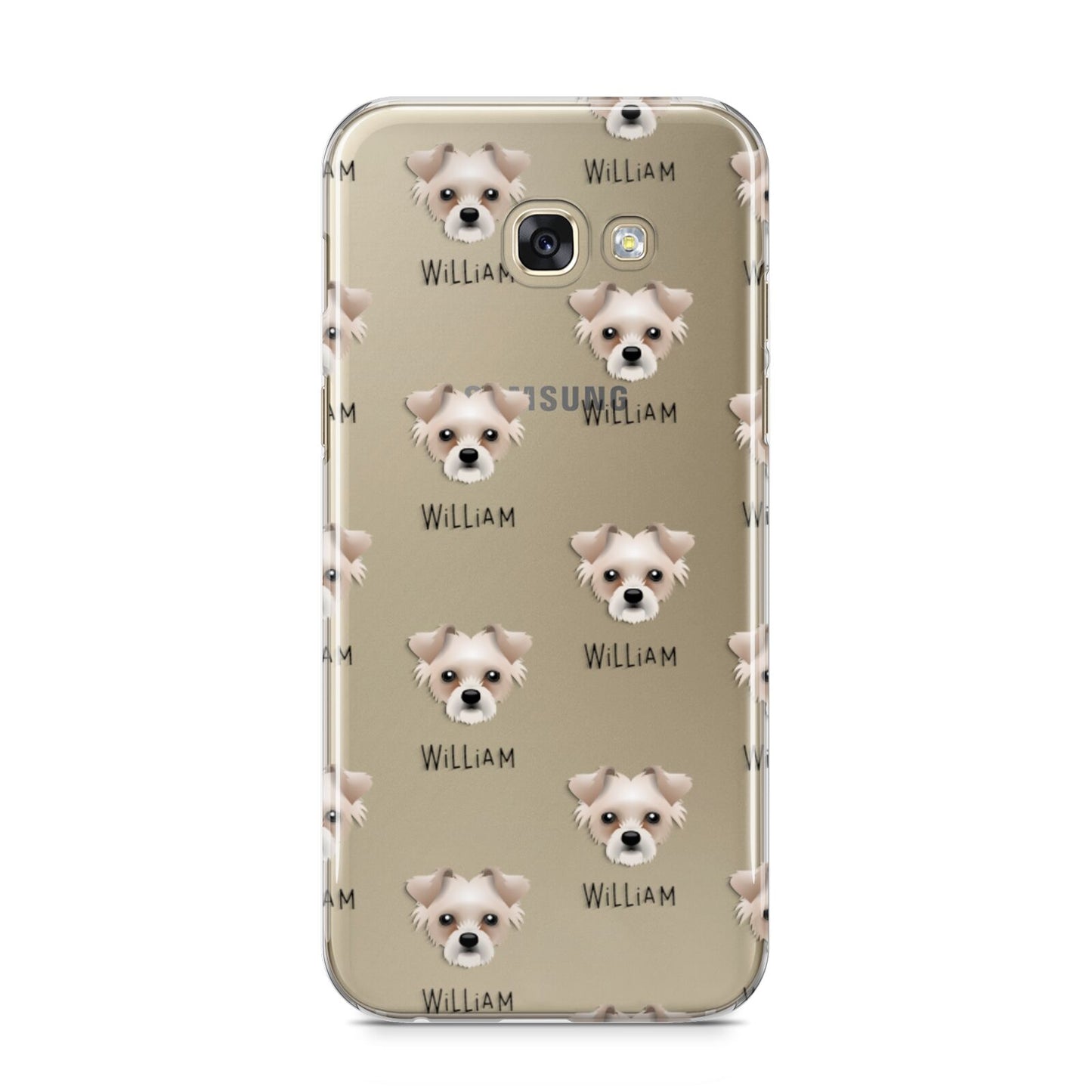 Chipoo Icon with Name Samsung Galaxy A5 2017 Case on gold phone