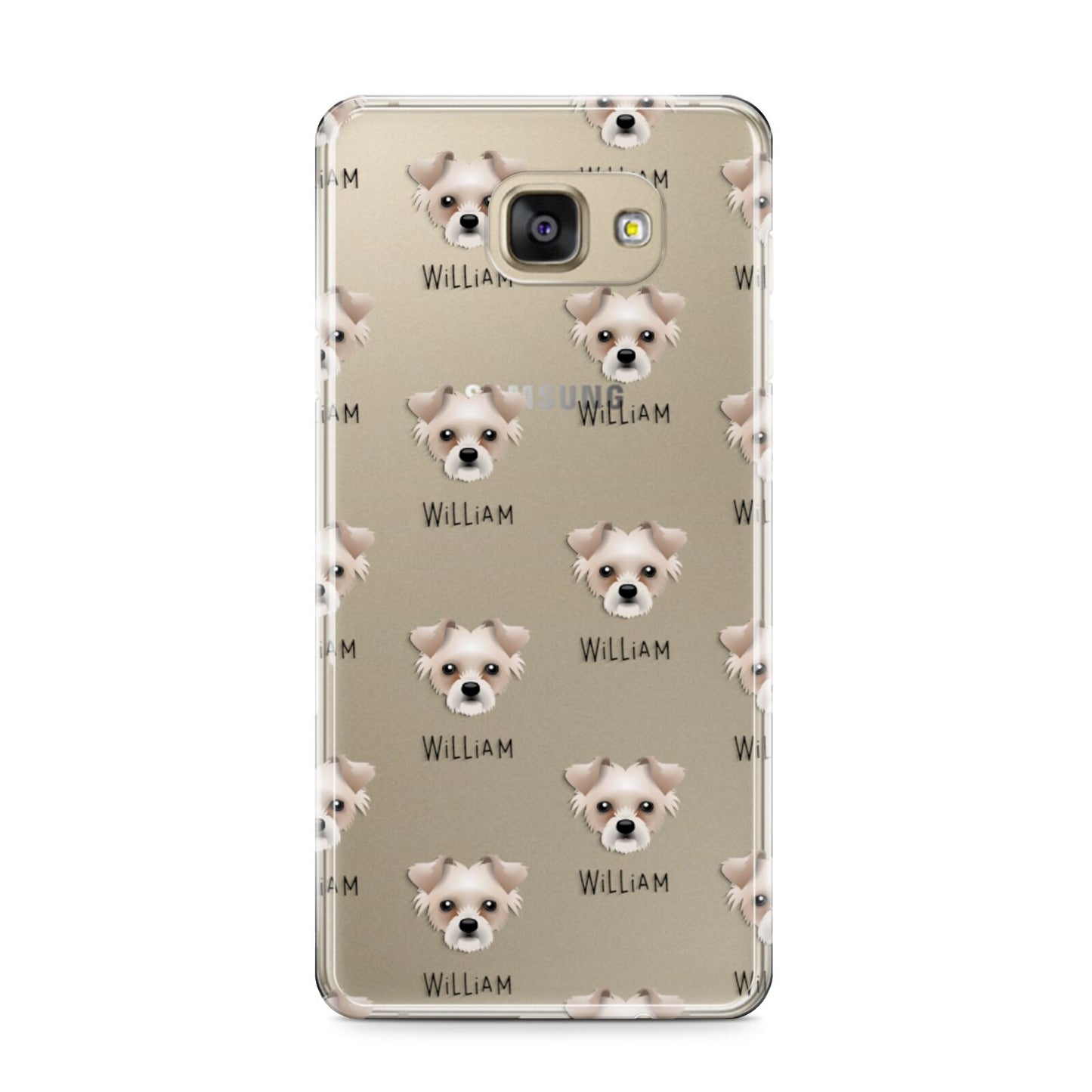 Chipoo Icon with Name Samsung Galaxy A9 2016 Case on gold phone