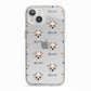 Chipoo Icon with Name iPhone 13 TPU Impact Case with White Edges