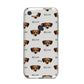 Chiweenie Icon with Name iPhone 8 Bumper Case on Silver iPhone