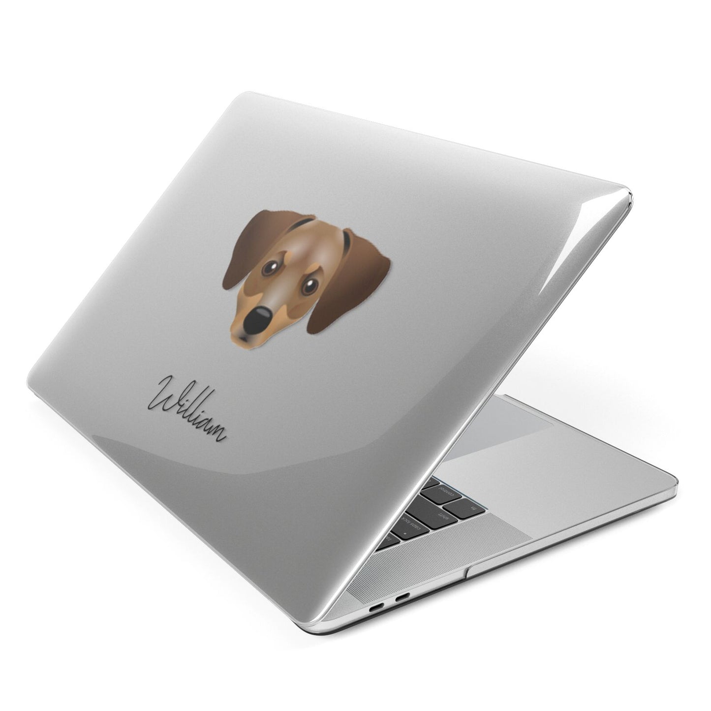 Chiweenie Personalised Apple MacBook Case Side View