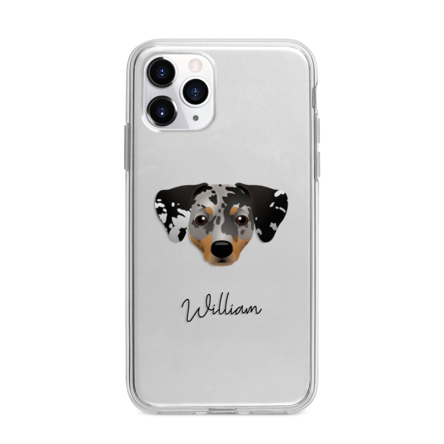 Chiweenie Personalised Apple iPhone 11 Pro Max in Silver with Bumper Case