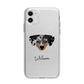 Chiweenie Personalised Apple iPhone 11 in White with Bumper Case