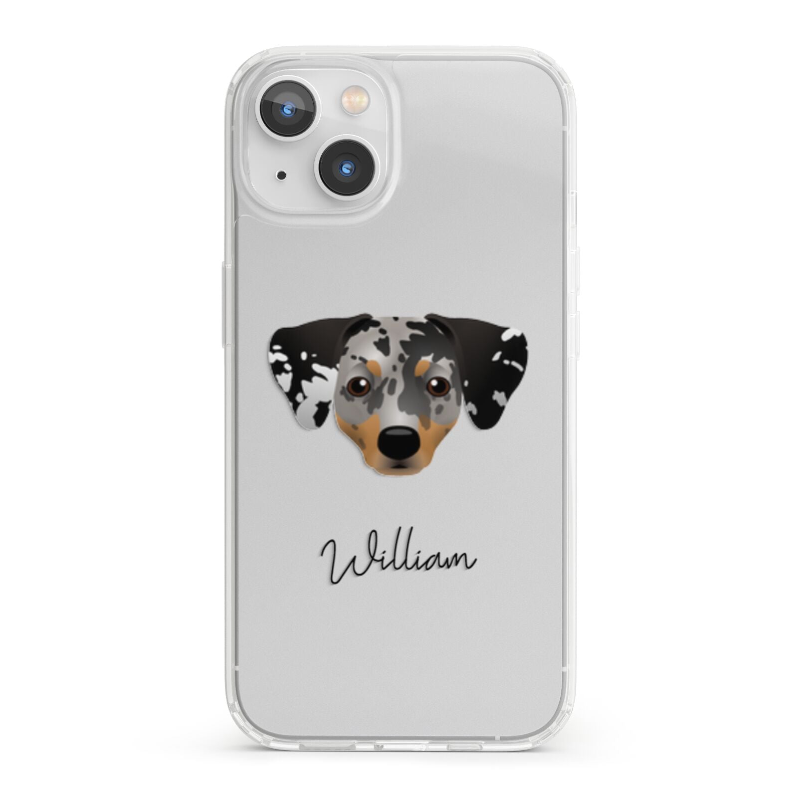 Chiweenie Personalised iPhone 13 Clear Bumper Case