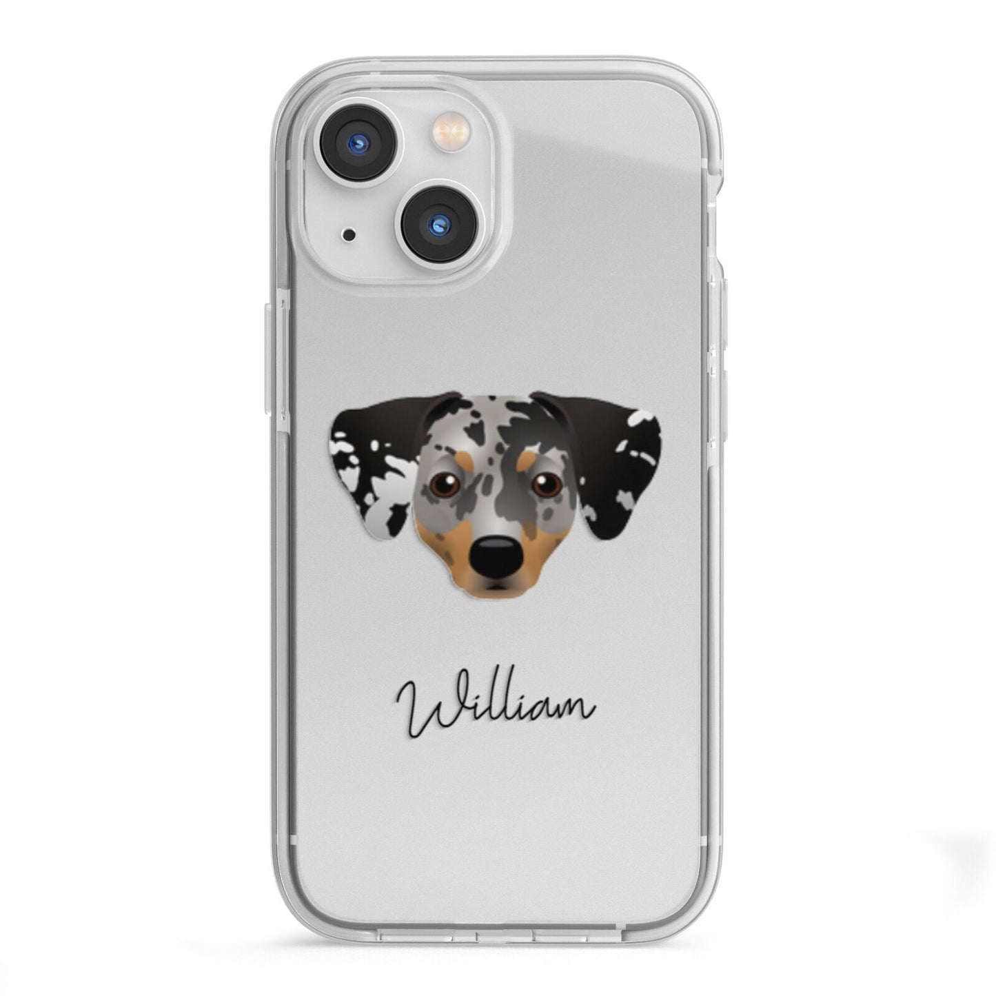 Chiweenie Personalised iPhone 13 Mini TPU Impact Case with White Edges