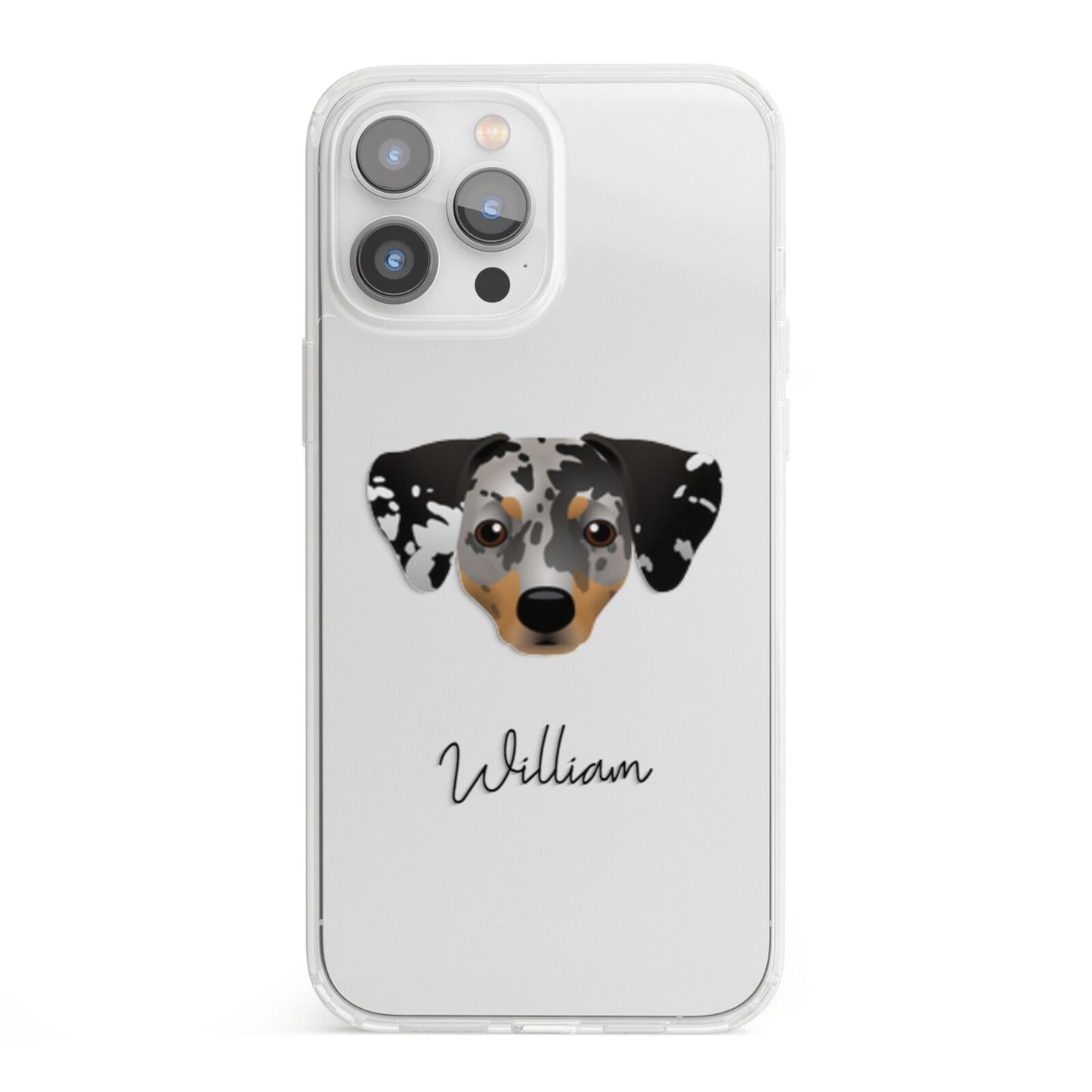 Chiweenie Personalised iPhone 13 Pro Max Clear Bumper Case