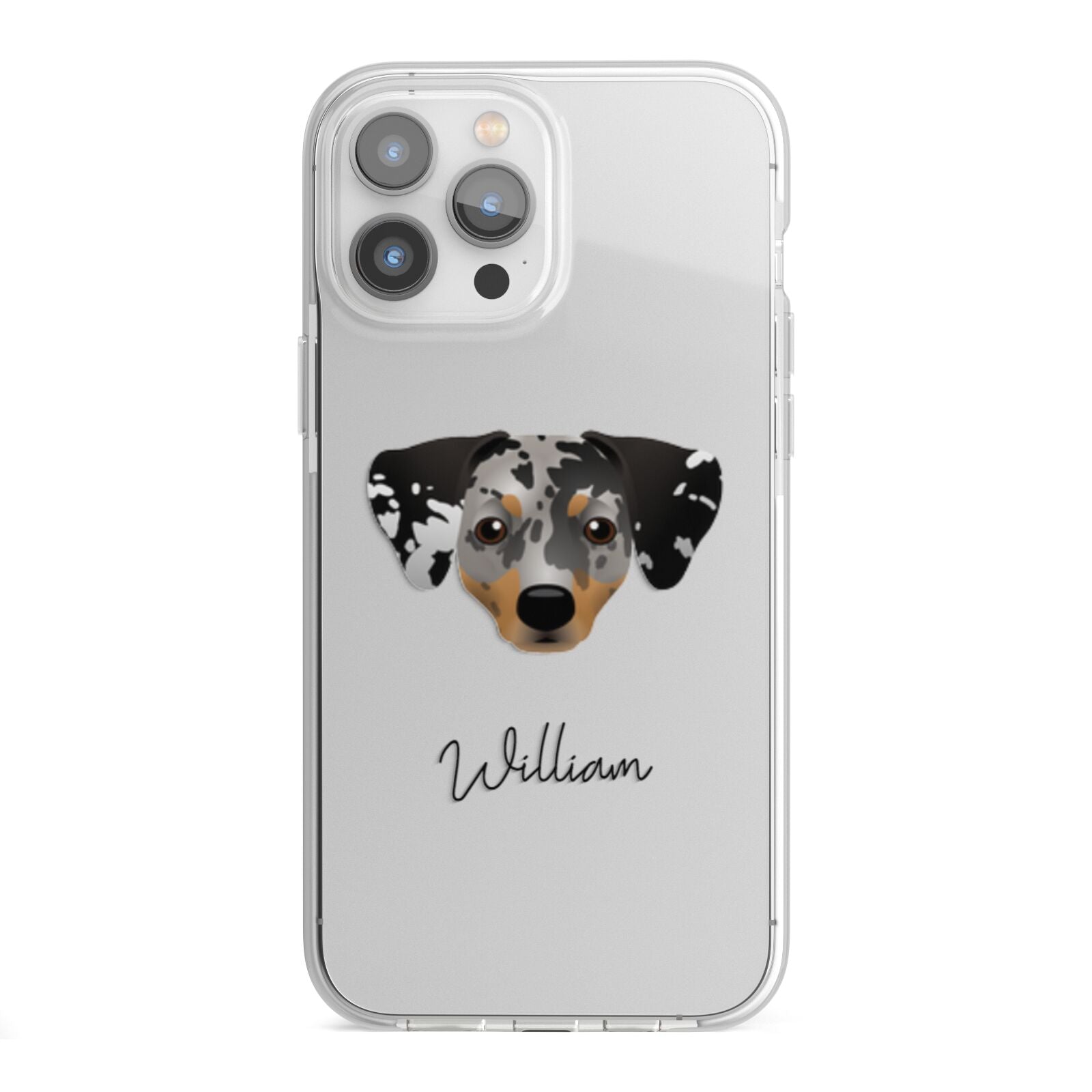 Chiweenie Personalised iPhone 13 Pro Max TPU Impact Case with White Edges