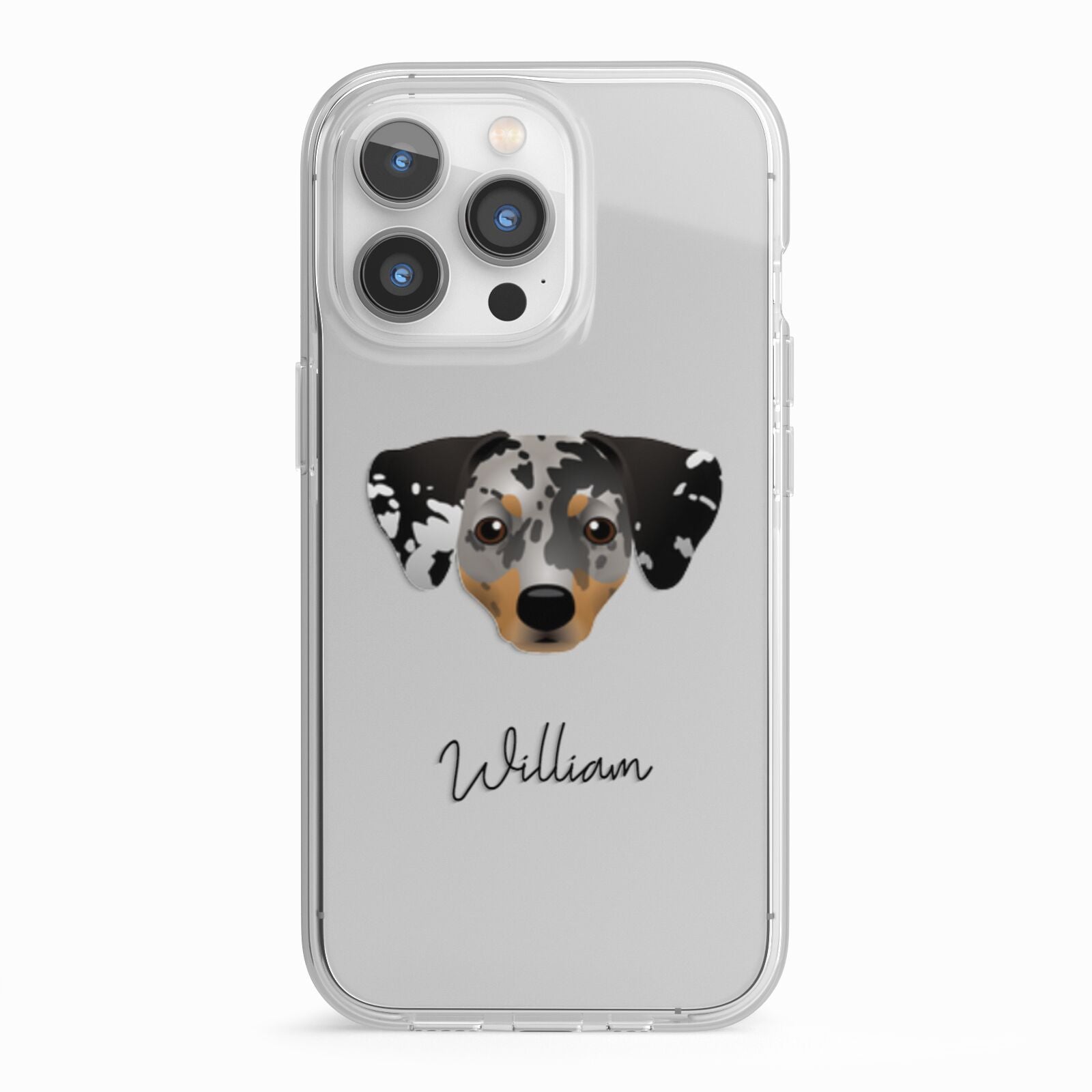 Chiweenie Personalised iPhone 13 Pro TPU Impact Case with White Edges