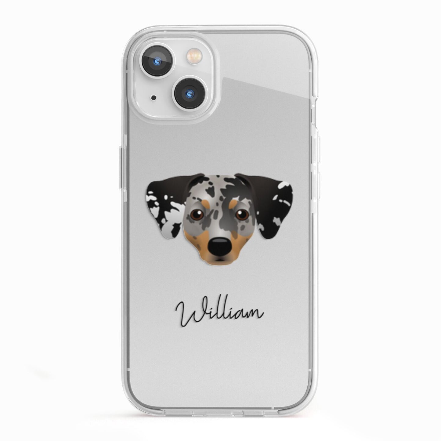 Chiweenie Personalised iPhone 13 TPU Impact Case with White Edges