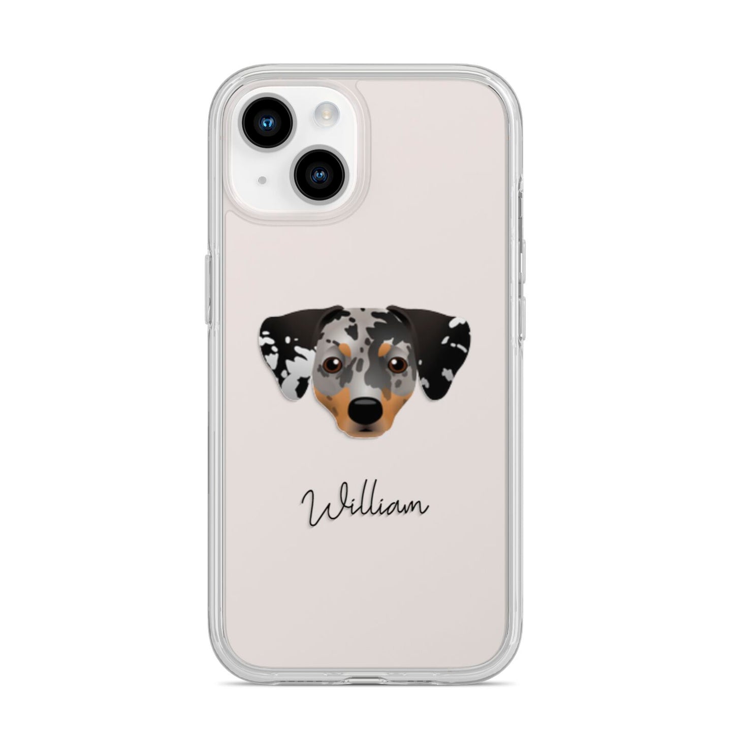 Chiweenie Personalised iPhone 14 Clear Tough Case Starlight