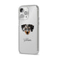 Chiweenie Personalised iPhone 14 Pro Max Clear Tough Case Silver Angled Image