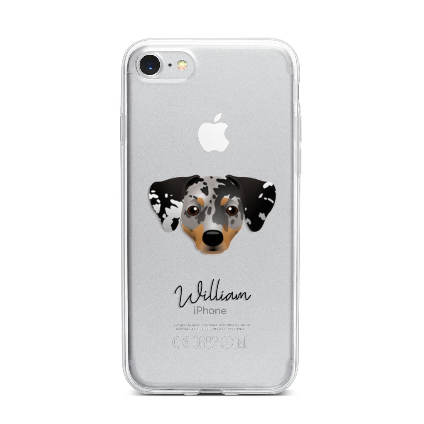 Chiweenie Personalised iPhone 7 Bumper Case on Silver iPhone
