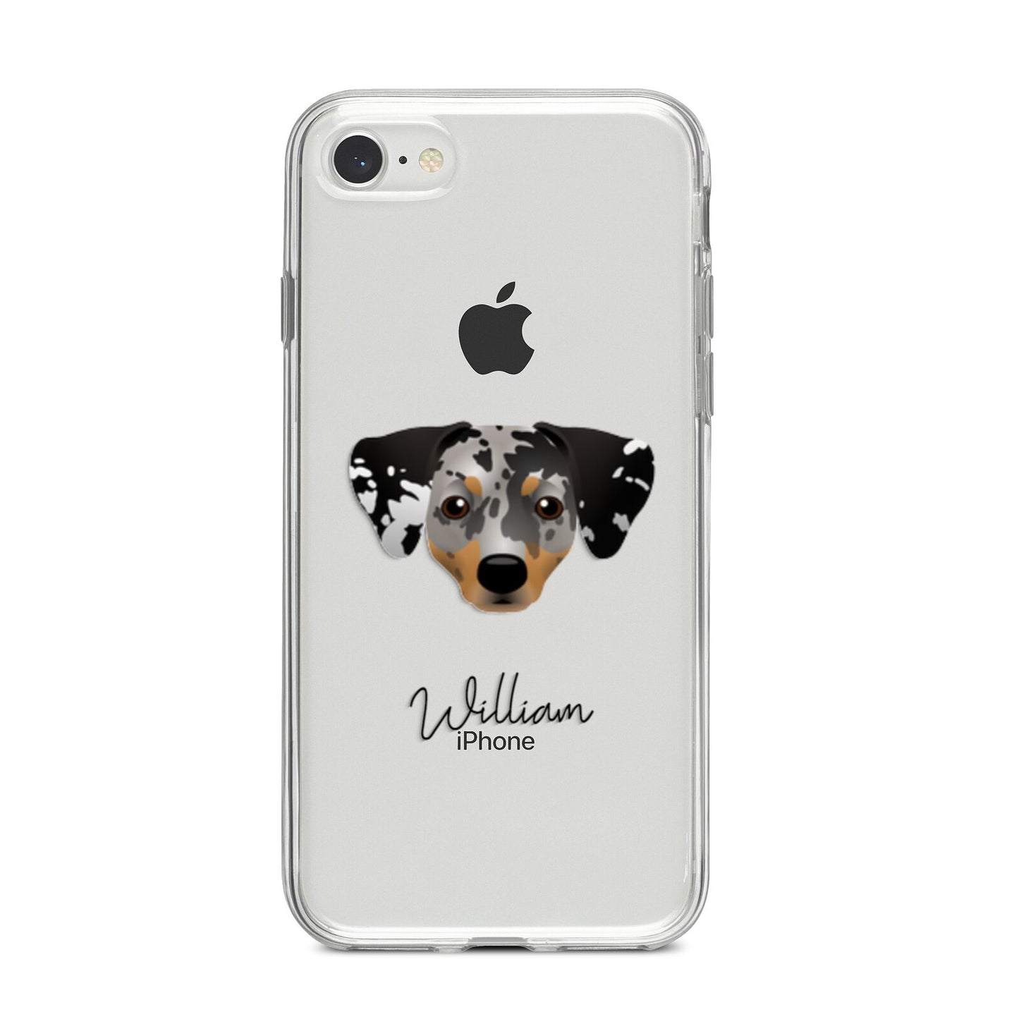 Chiweenie Personalised iPhone 8 Bumper Case on Silver iPhone
