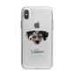 Chiweenie Personalised iPhone X Bumper Case on Silver iPhone Alternative Image 1