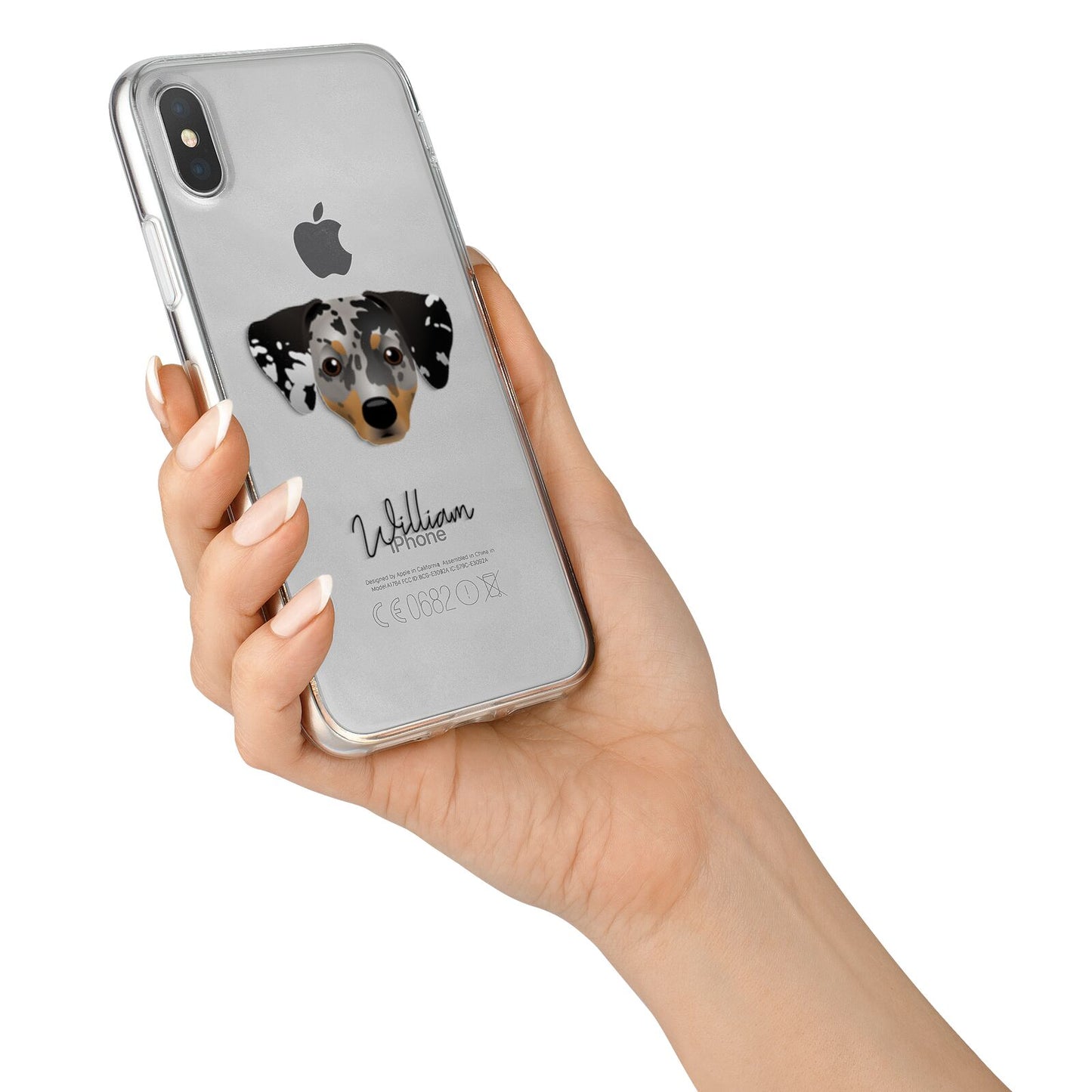 Chiweenie Personalised iPhone X Bumper Case on Silver iPhone Alternative Image 2