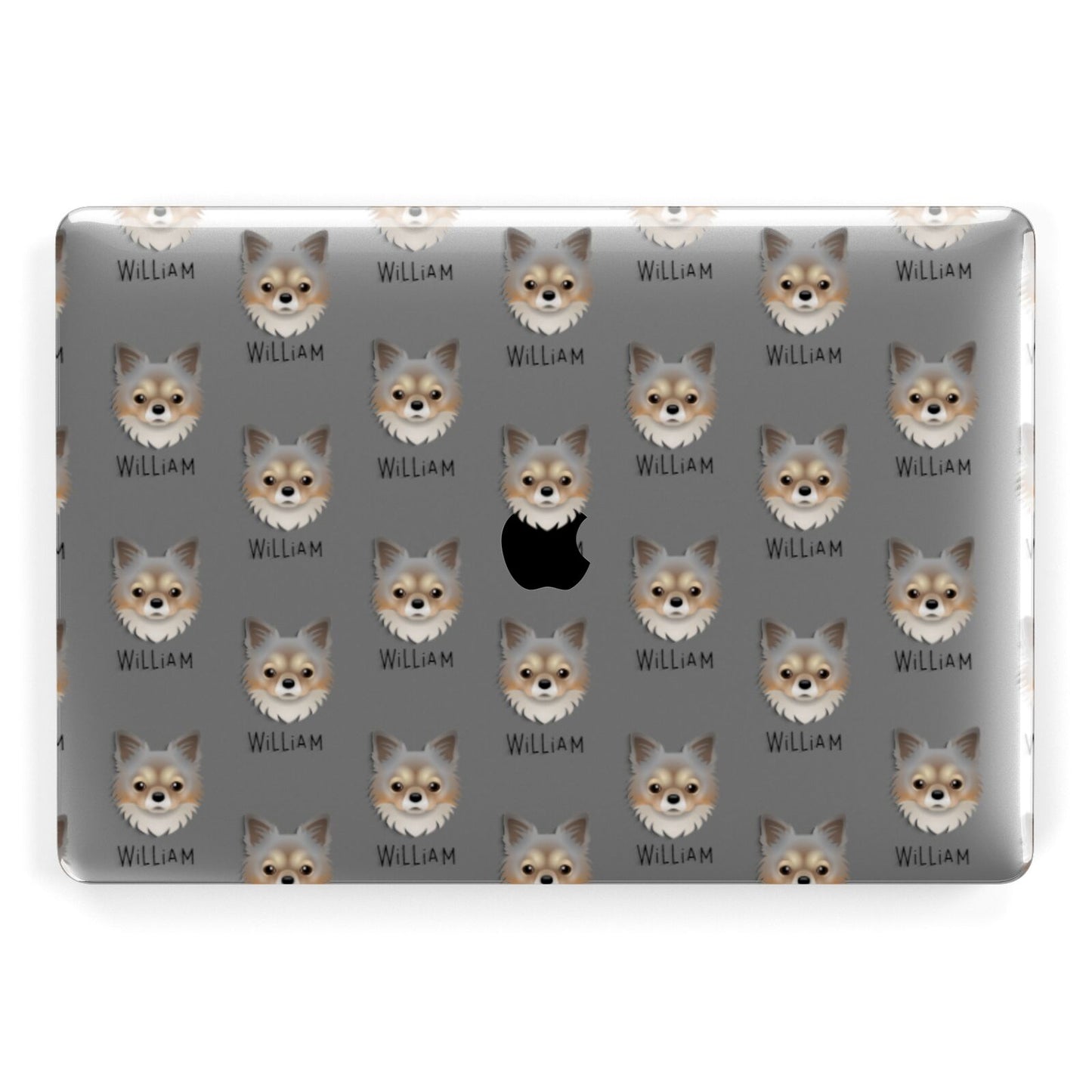 Chorkie Icon with Name Apple MacBook Case