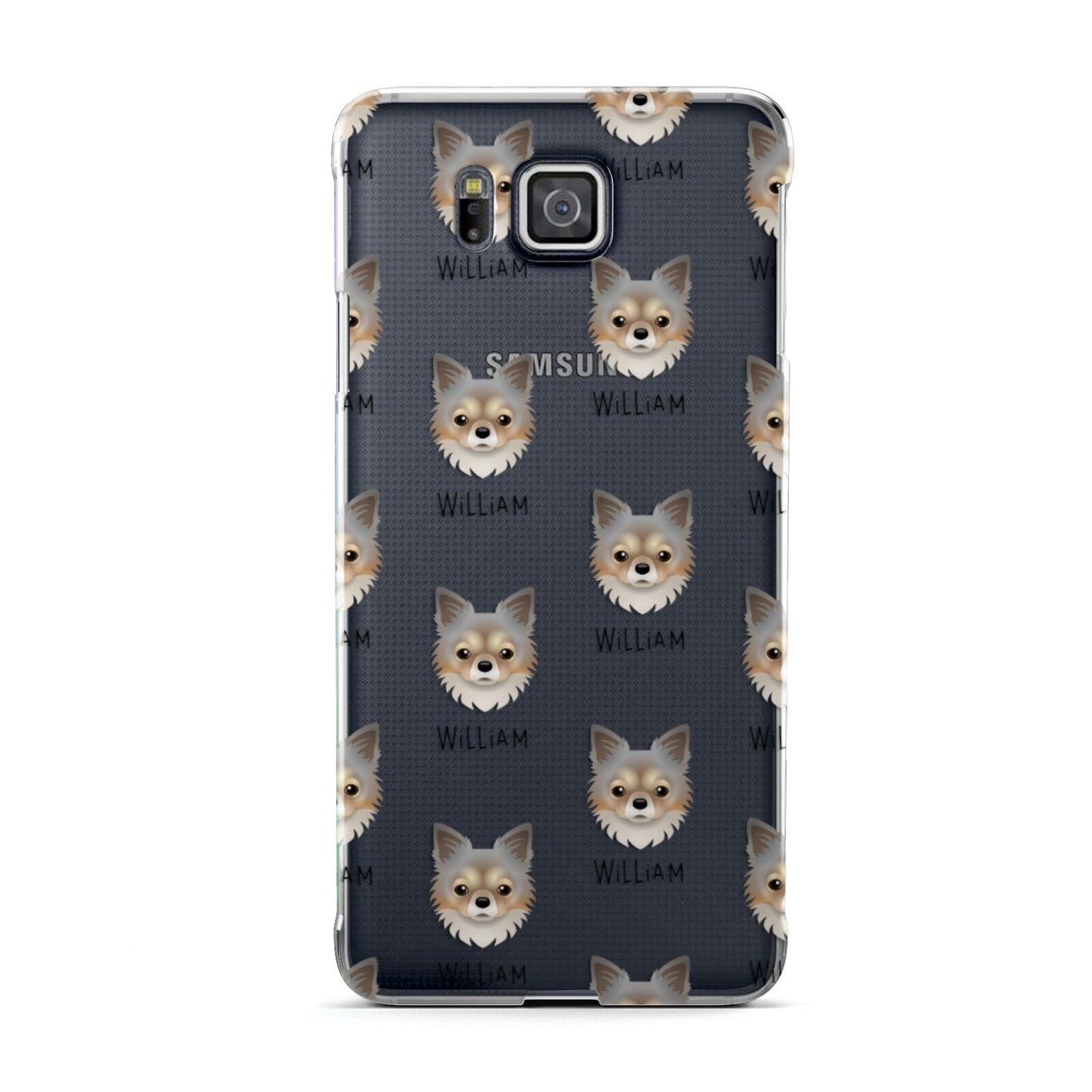 Chorkie Icon with Name Samsung Galaxy Alpha Case