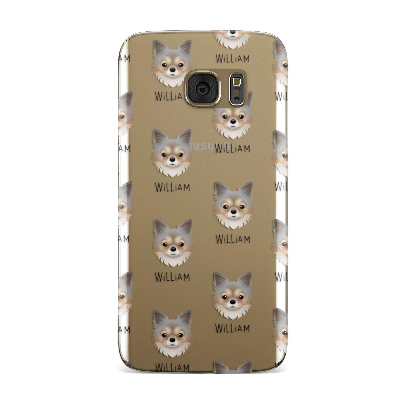 Chorkie Icon with Name Samsung Galaxy Case