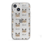 Chorkie Icon with Name iPhone 13 Mini TPU Impact Case with White Edges