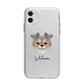 Chorkie Personalised Apple iPhone 11 in White with Bumper Case