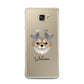 Chorkie Personalised Samsung Galaxy A7 2016 Case on gold phone